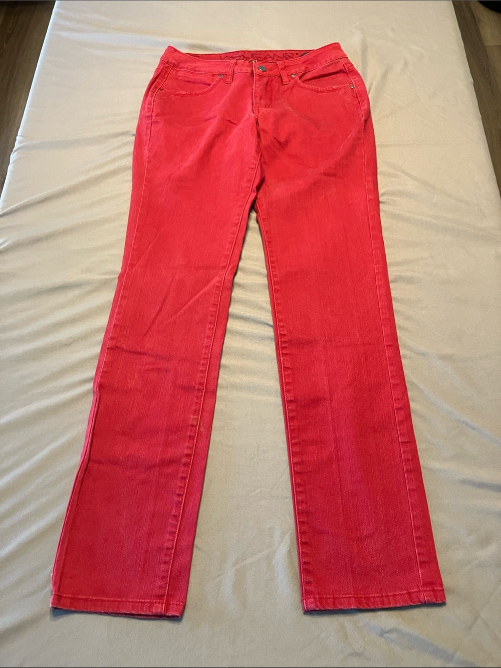 Jag Jeans Women’s Bright Red Straight-Leg Jeans